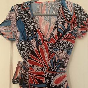 Split wrap maxi dress